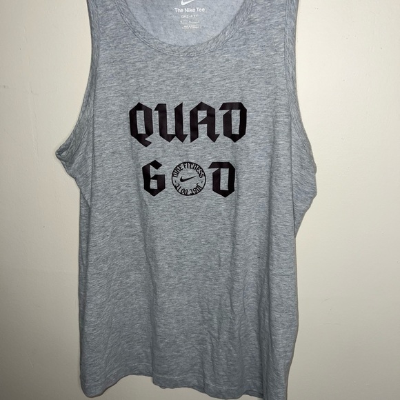 Nike Men's Dri-FIT Training Tank Top Quad God Gray Size Medium - Picture 5 of 7